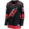 Logan Stankoven Carolina Hurricanes Fashion7 Women's Home Breakaway Player Jersey - Black - Side View