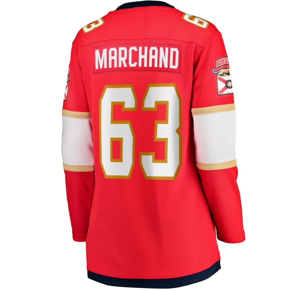 Brad Marchand Florida Panthers Fashion7 Women's Home Breakaway Player Jersey