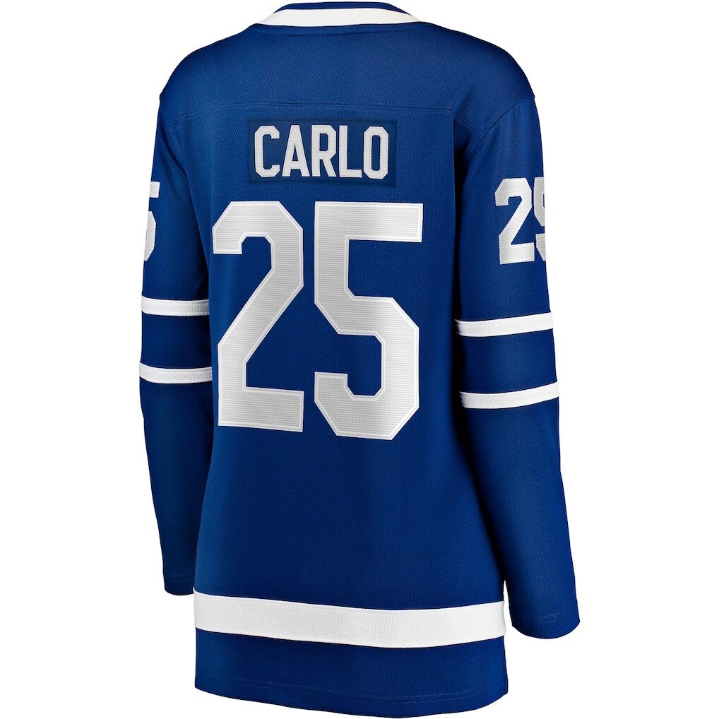 Brandon Carlo Toronto Maple Leafs Fashion7 Women's Home Breakaway Player Jersey
