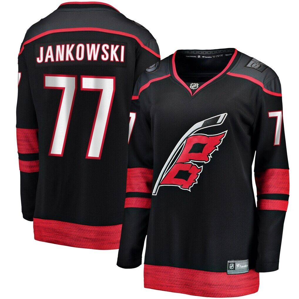 Mark Jankowski Carolina Hurricanes Fashion7 Women's Home Breakaway Player Jersey