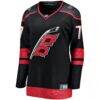 Mark Jankowski Carolina Hurricanes Fashion7 Women's Home Breakaway Player Jersey - Black - Side View
