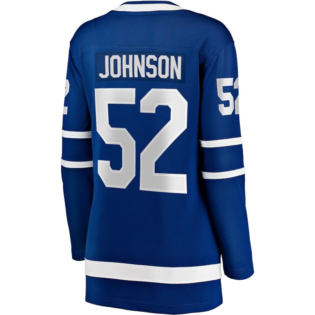 Reese Johnson Toronto Maple Leafs Fashion7 Women's Home Breakaway Player Jersey