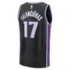 Jonas Valančiūnas Sacramento Kings Fashion7 Youth Fast Break Replica Player Jersey - Black - - Detail View