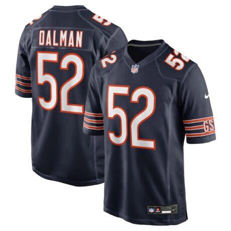 Drew Dalman Chicago Bears Nike Team Game Jersey - Navy - Front View