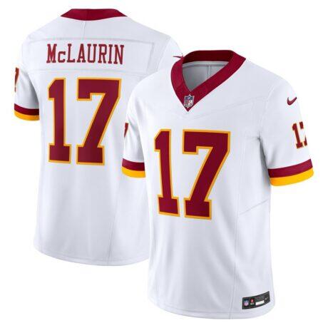 Terry McLaurin Washington Commanders Nike Vapor F.U.S.E. Limited Super Bowl Era Jersey - White - Front View