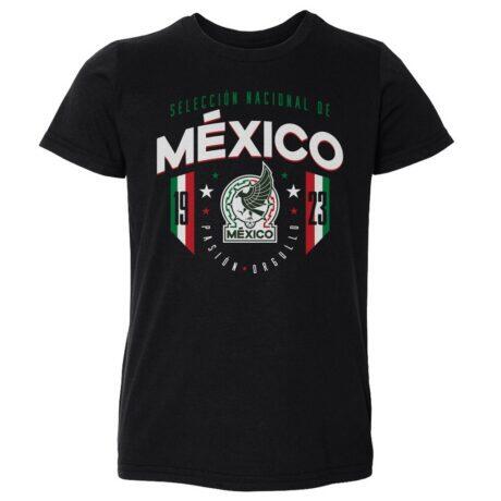 Mexico National Team 500 Level Toddler 1923 T-Shirt - Black - Front View