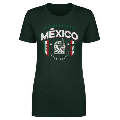 Mexico National Team 500 Level Women's 1923 T-Shirt - Forest Green - Front View