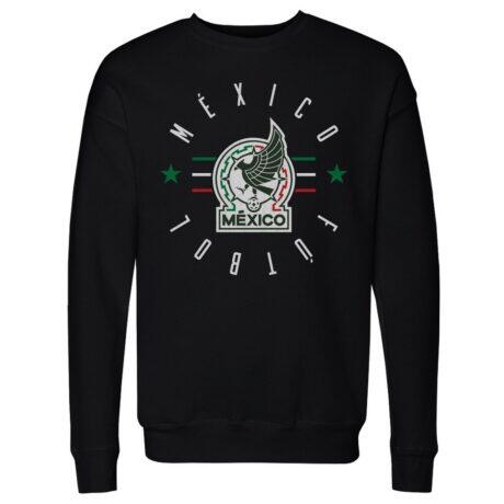 Mexico National Team 500 Level Futbol Pullover Sweatshirt - Black - Front View