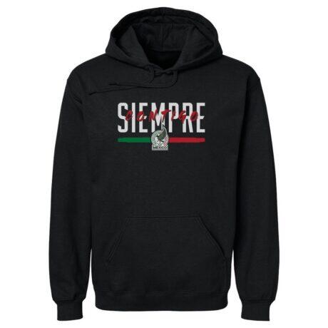 Mexico National Team 500 Level Siempre Contigo Pullover Hoodie - Black - Front View
