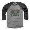 Mexico National Team 500 Level Vamos Todos Inline Bold 3/4-Sleeve Tri-Blend Baseball T-Shirt - - Front View