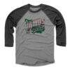 Mexico National Team 500 Level Vamos Todos Country 3/4-Sleeve Tri-Blend Baseball T-Shirt - - Front View