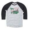 Mexico National Team 500 Level Vamos Todos 3/4-Sleeve Tri-Blend Baseball T-Shirt - - Front View