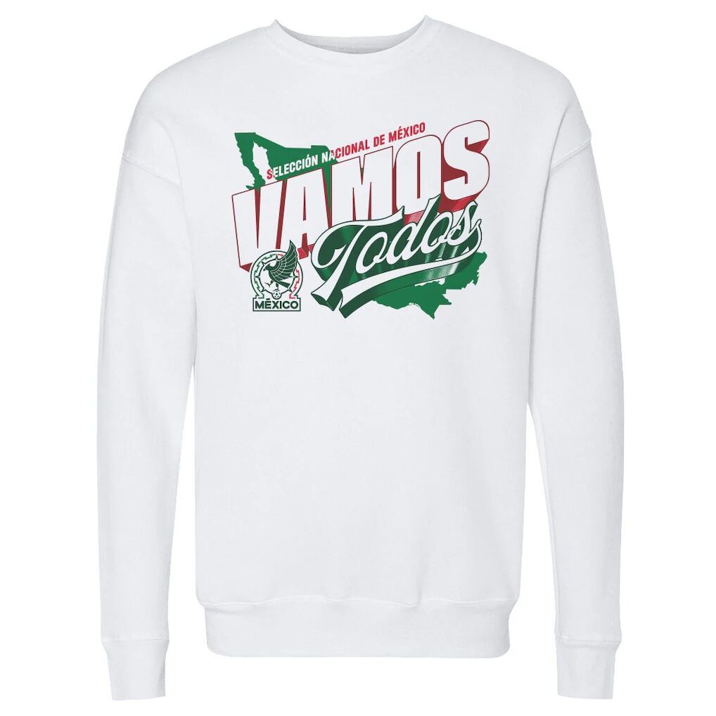 Mexico National Team 500 Level Vamos Todos Country Crewneck Sweatshirt