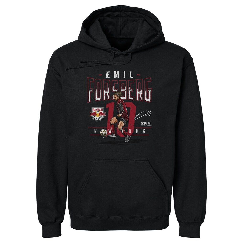 Emil Forsberg New York Red Bulls 500 Level Feature Pullover Hoodie