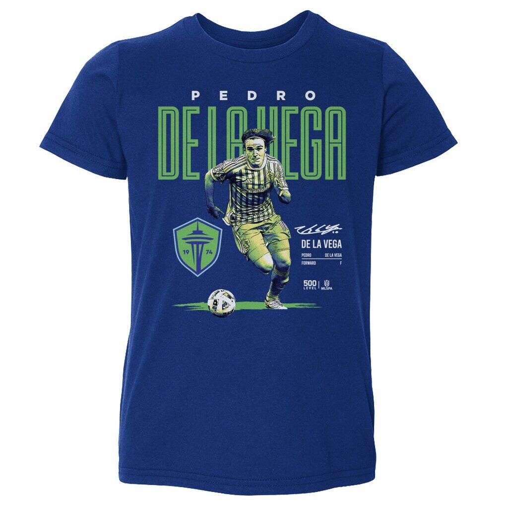 Pedro de la Vega Seattle Sounders FC 500 Level Toddler Bitmap T-Shirt