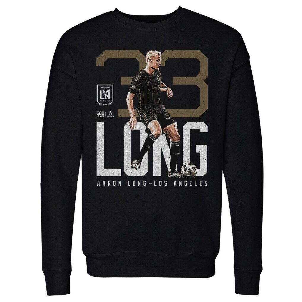 Aaron Long LAFC 500 Level Bold Crewneck Sweatshirt
