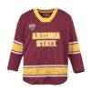 Arizona State Sun Devils CCM Replica Hockey Jersey - Maroon - - Side View