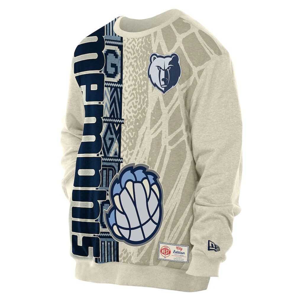 Memphis Grizzlies New Era 2025/26 City Edition Sweatshirt - Tan