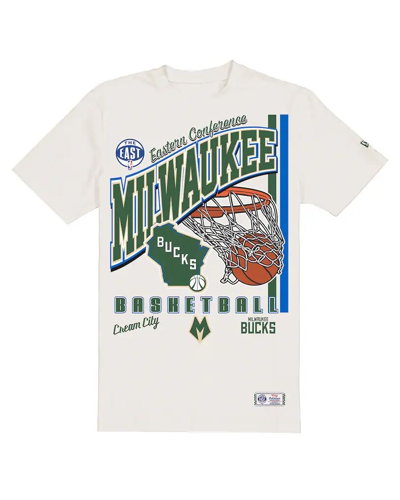 Milwaukee Bucks New Era Oversized City Edition Remix Vintage T-Shirt