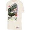 New Orleans Pelicans New Era Oversized City Edition Remix Vintage T-Shirt - Cream - Side View