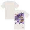 Sacramento Kings New Era Oversized City Edition Remix Vintage T-Shirt - Cream - Front View