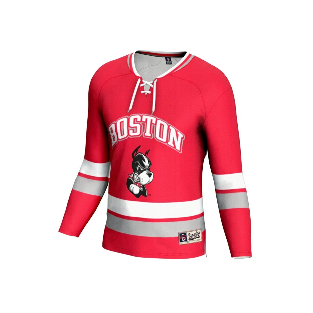 Boston University GameDay Greats Unisex Lightweight Men's Hockey Team Fashion Jersey - Scarlet