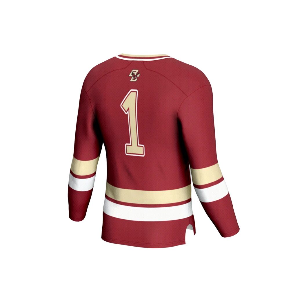 Boston College Eagles GameDay Greats Unisex Lightweight Men's Hockey Team Fashion Jersey - Maroon