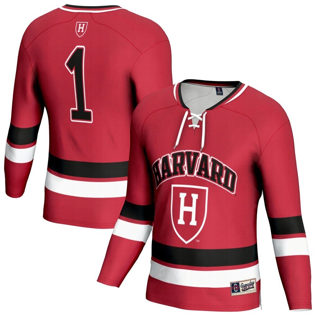 Harvard Crimson GameDay Greats Unisex Lightweight Men's Hockey Team Fashion Jersey