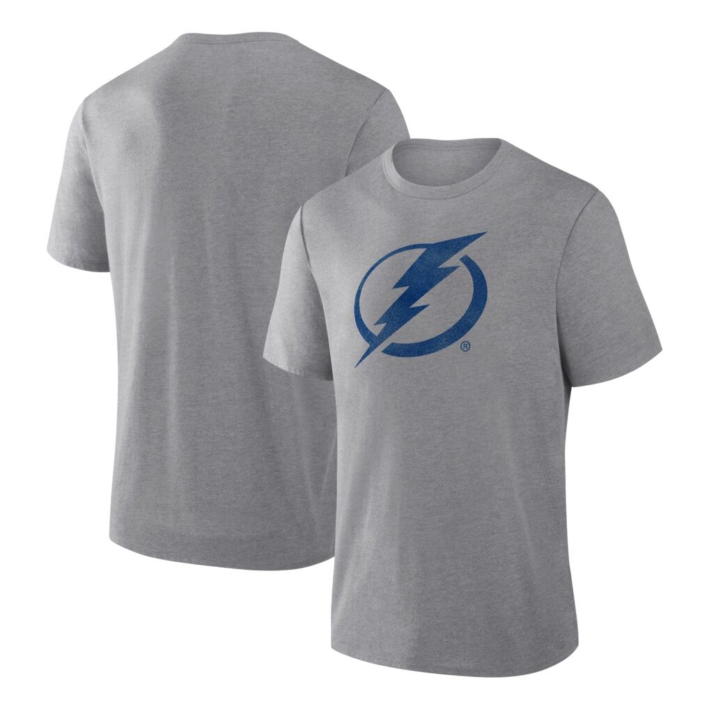Tampa Bay Lightning Fashion7 Elevated Tri-Blend T-Shirt - Heather Gray
