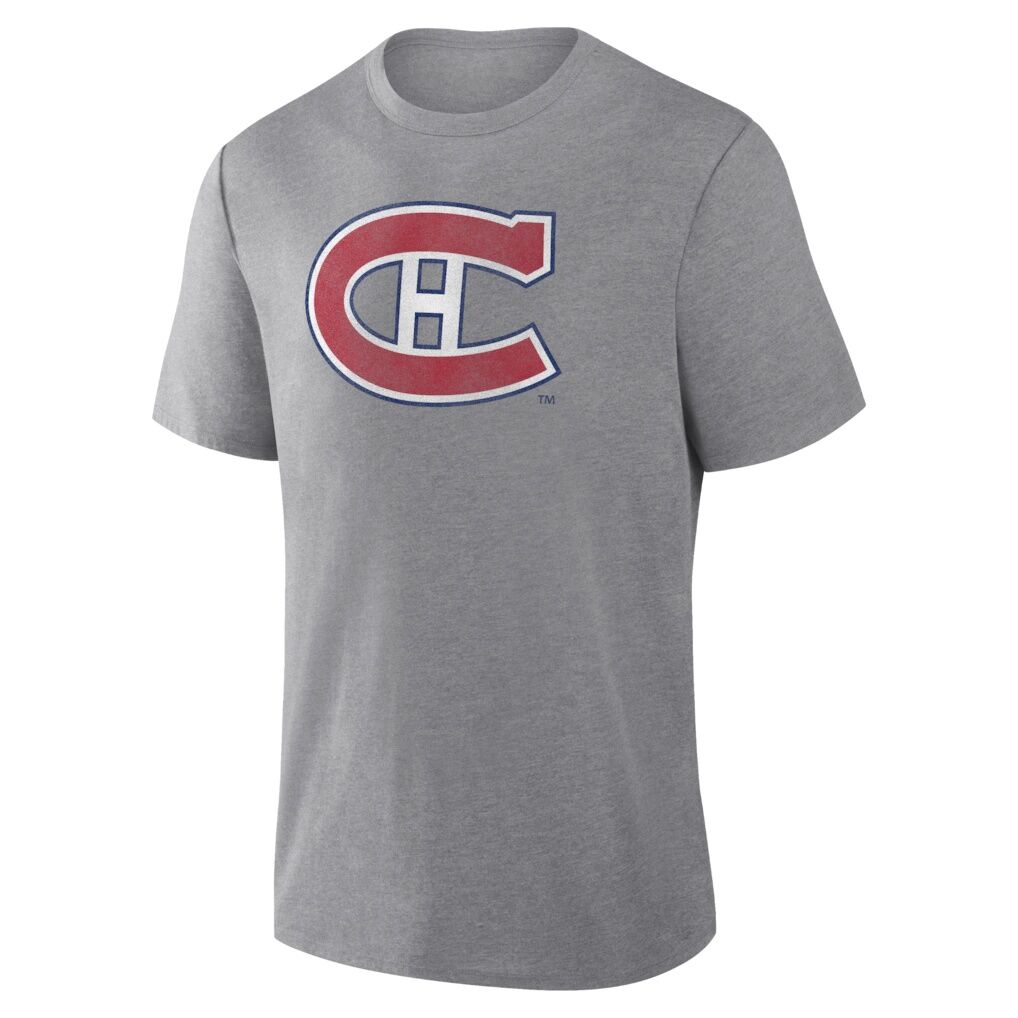 Montreal Canadiens Fashion7 Heritage Tribute Tri-Blend T-Shirt - Heather Gray