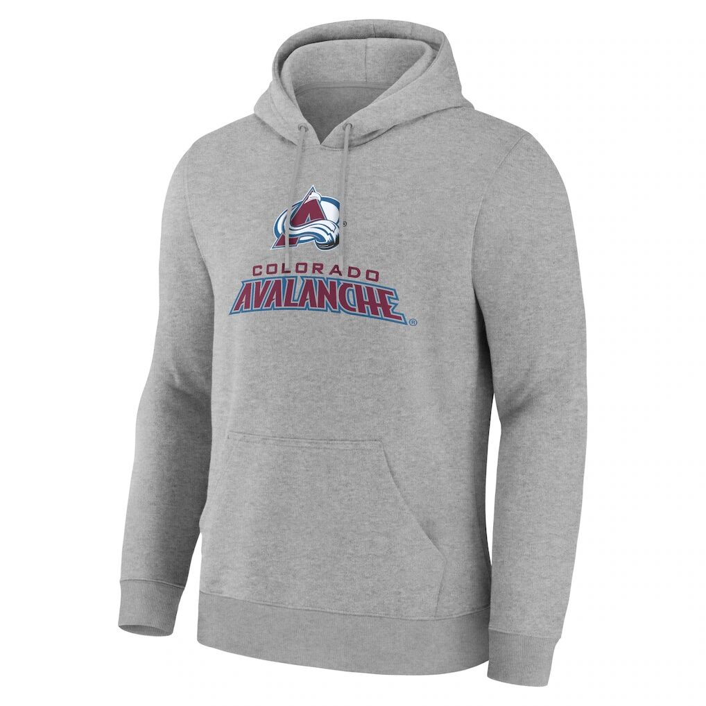 Colorado Avalanche Fashion7 Home Fleece Hoodie - Heather Gray