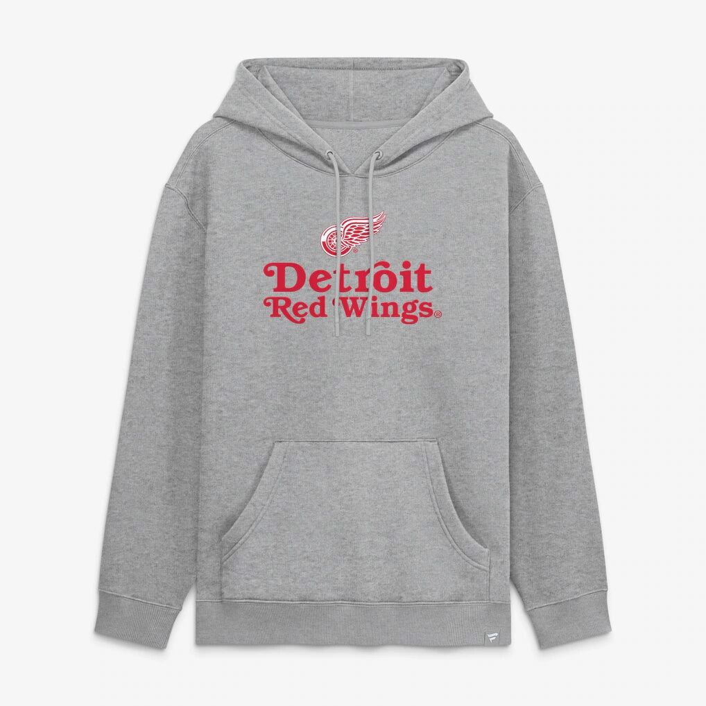 Detroit Red Wings Fashion7 Home Fleece Hoodie - Heather Gray