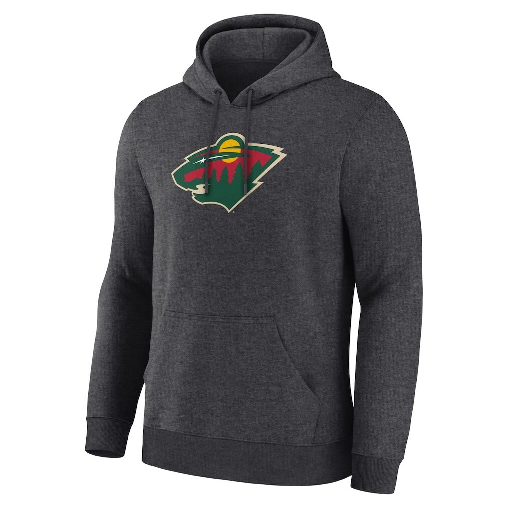 Minnesota Wild Fashion7 Essential Hoodie - Heather Charcoal
