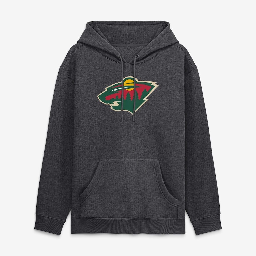 Minnesota Wild Fashion7 Essential Hoodie - Heather Charcoal