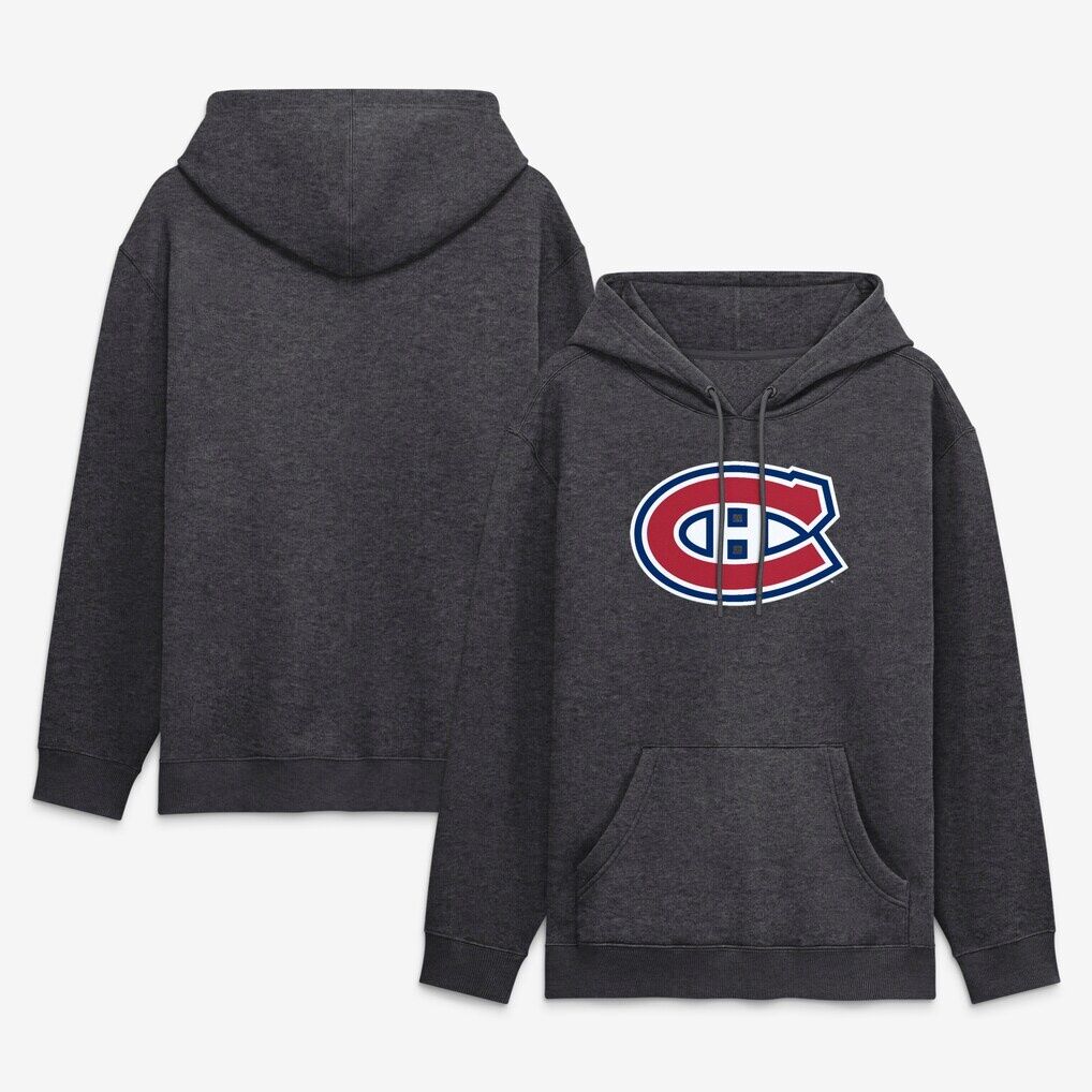 Montreal Canadiens Fashion7 Essential Hoodie - Heather Charcoal