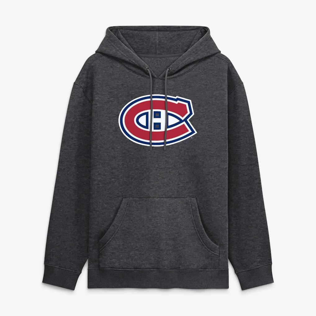 Montreal Canadiens Fashion7 Essential Hoodie - Heather Charcoal