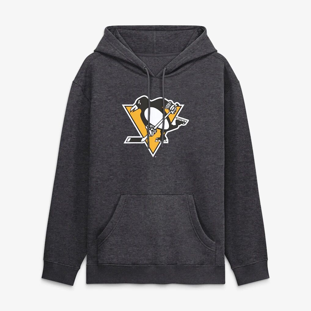 Pittsburgh Penguins Fashion7 Essential Hoodie - Heather Charcoal