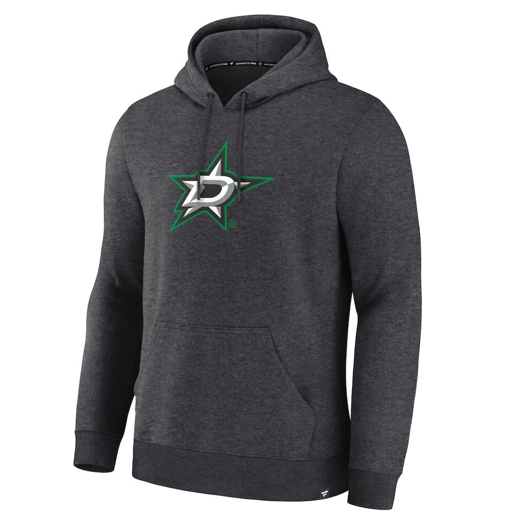 Dallas Stars Fashion7 Essential Hoodie - Heather Charcoal