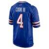 James Cook III Buffalo Bills Nike Team Game Jersey - - Detail View