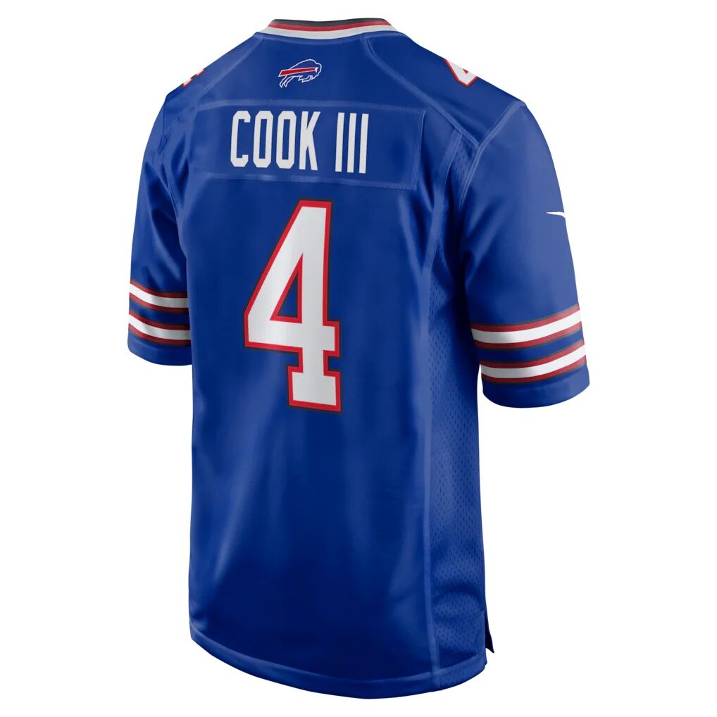 James Cook III Buffalo Bills Nike Team Game Jersey -  Royal