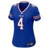 James Cook III Buffalo Bills Nike Women's Team Game Jersey - - Alt1