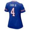 James Cook III Buffalo Bills Nike Women's Team Game Jersey - - Alt2