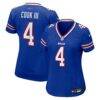James Cook III Buffalo Bills Nike Women's Team Game Jersey - - Front View