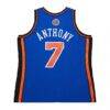 Carmelo Anthony New York Knicks Mitchell & Ness 2010/11 Swingman Jersey - Blue - Detail View