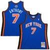 Carmelo Anthony New York Knicks Mitchell & Ness 2010/11 Swingman Jersey - Blue - Front View