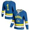 Delaware Fightin' Blue Hens Youth Lightweight Women's Hockey Team Fashion Jersey - - Front View