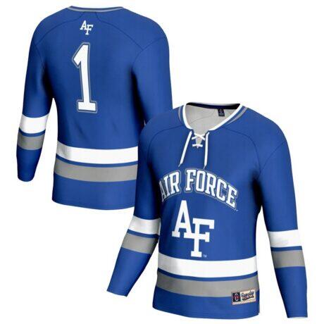 Air Force Falcons GameDay Greats Unisex Lightweight Women's Hockey Team Fashion Jersey - Royal
