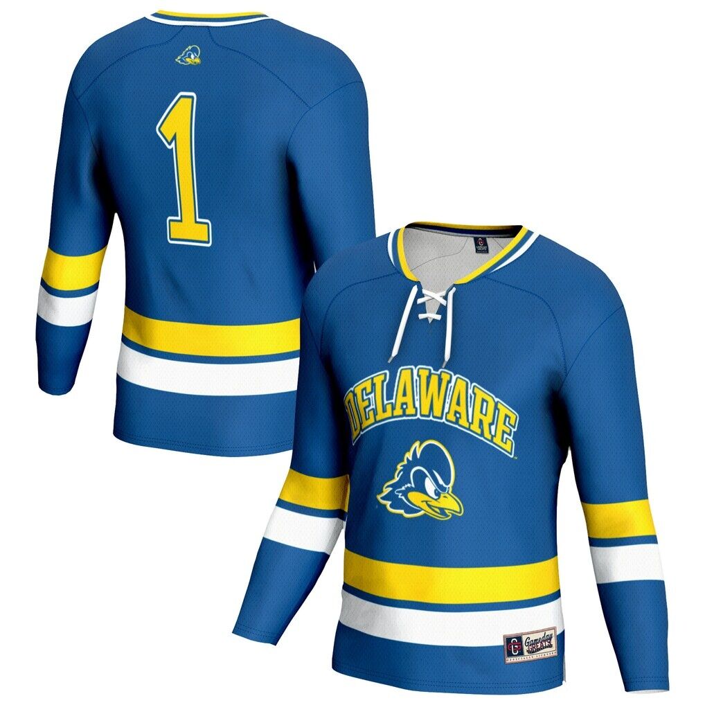 Delaware Fightin' Blue Hens GameDay Greats Unisex Lightweight Women's Hockey Team Fashion Jersey - Royal