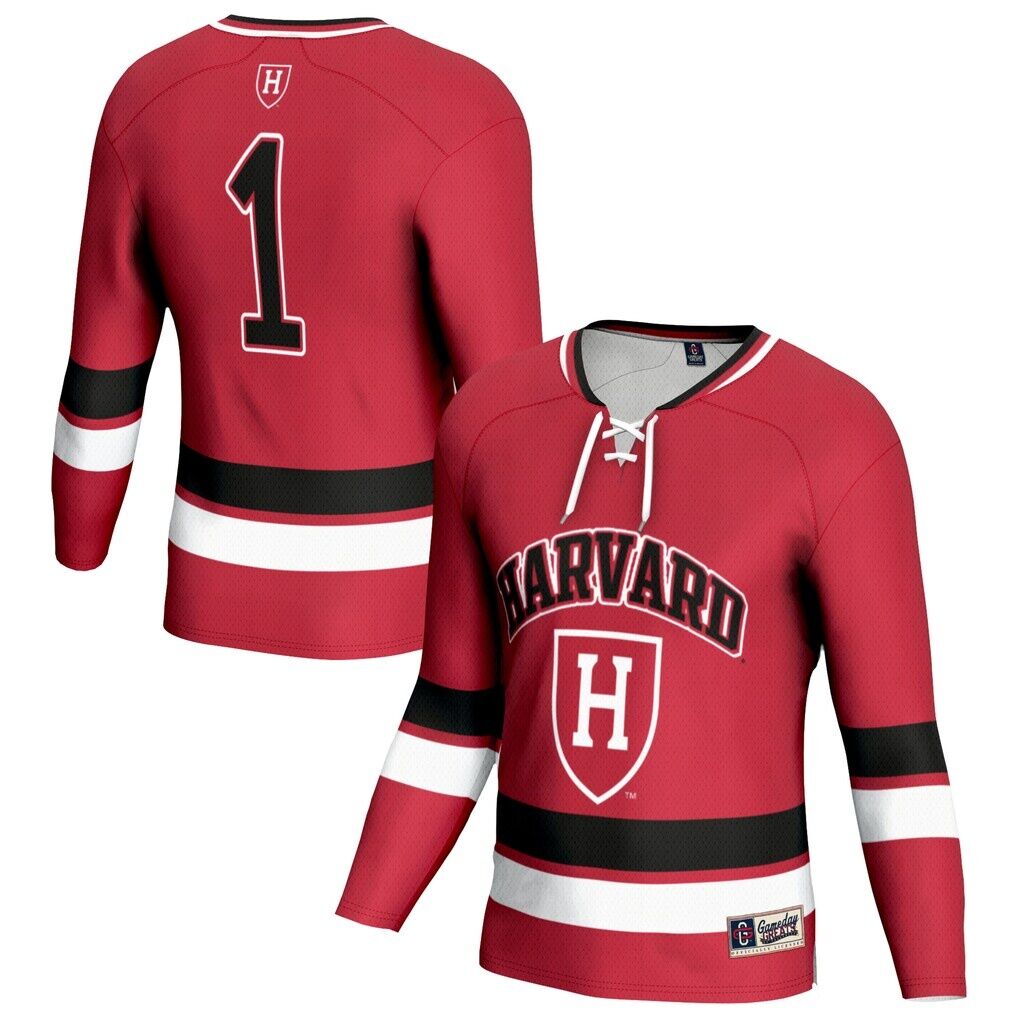 Harvard Crimson GameDay Greats Unisex Lightweight Women's Hockey Team Fashion Jersey