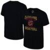 Cleveland Cavaliers Stadium Essentials Unisex Club Time Tri-Blend T-Shirt - Black - Back View